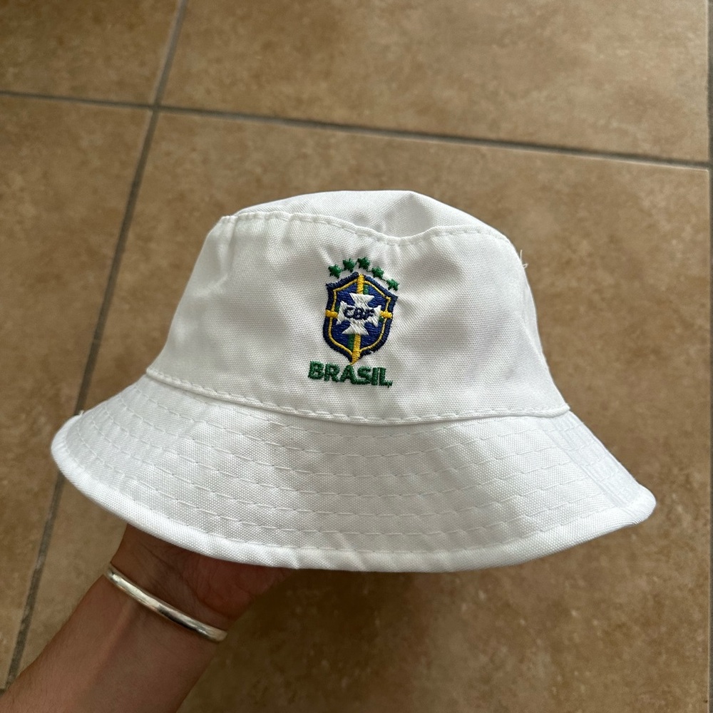 White Brazil / Brasil Bucket Hat